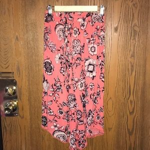 floral bohemian capris from anthropology